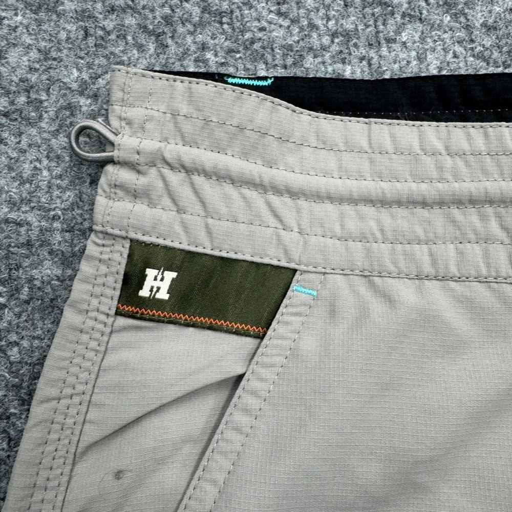 Howler Bros Horizon Hybrid Short Mens 33 Gray 8in Quick Dry Fishing Outdoor